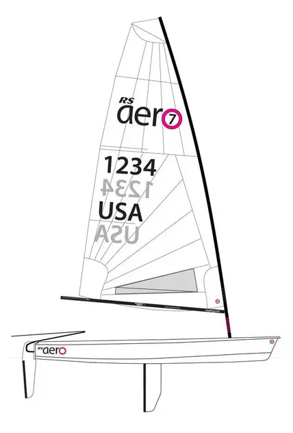 RS Aero sailboat